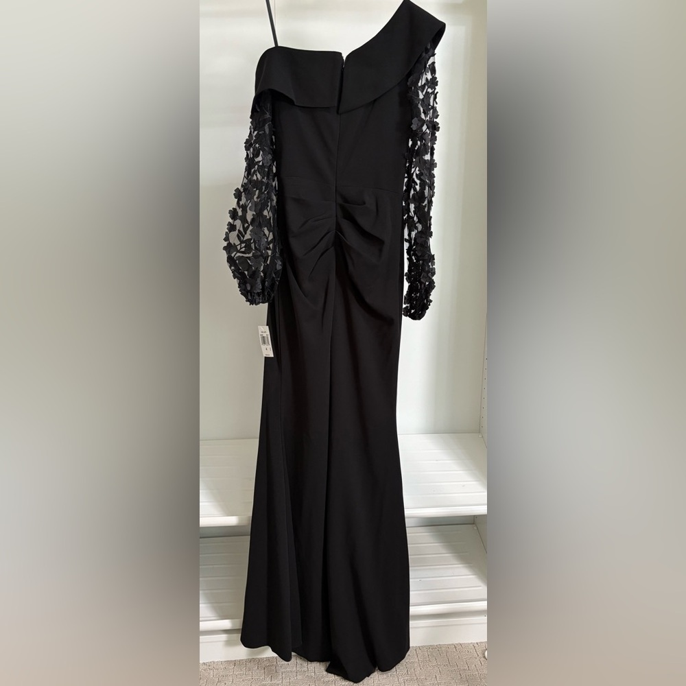 Xscape Black One Shoulder Dress - Picture 3 of 3